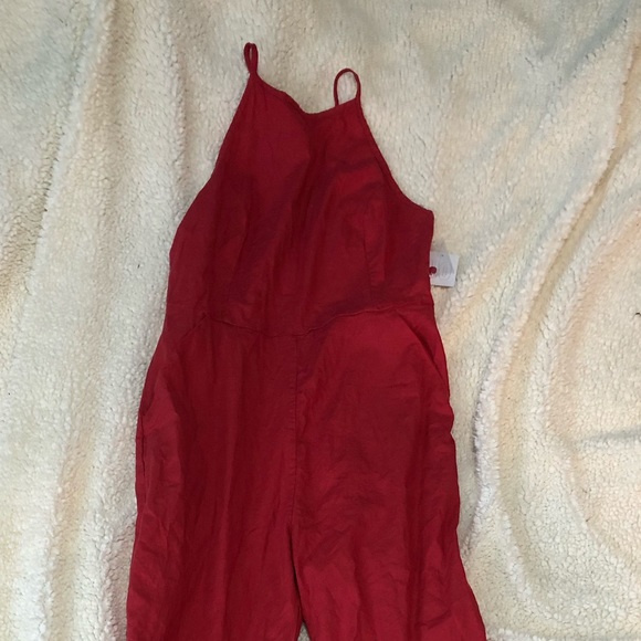 Urban Outfitter Red Jumpsuit - Picture 6 of 8